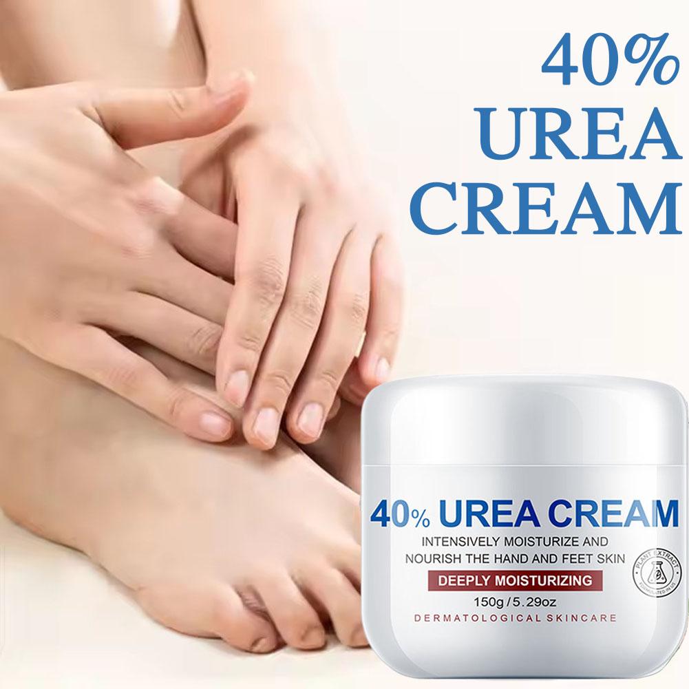 Urea Foot Cream - 尿素クリーム 40% 保湿アンチドライハンドフットクリーム 角質を柔らかくし、死んだ皮膚を除去します ひび割れたかかとの修復 穏やかでベタつかない