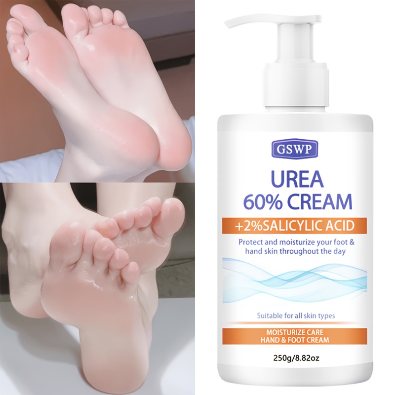 Urea Foot Cream - GSWP 60%尿素配合保湿ハンド＆フットクリーム、サリチル酸配合、手足を保護し栄養を与えます。 250g/500g