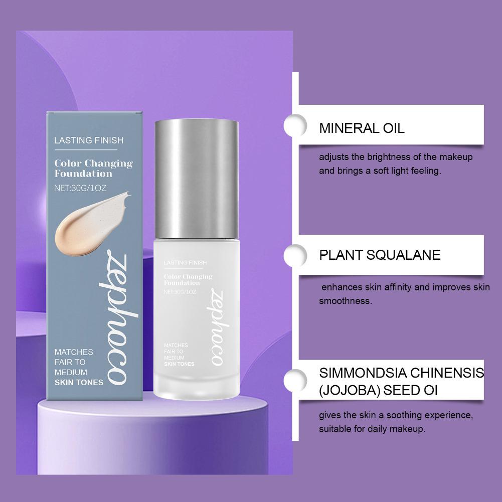 肌色調整ファンデーション 軽量保湿フェイスメイクアップ ナイ - Squalane Oil Lightweight のレビューと価格
