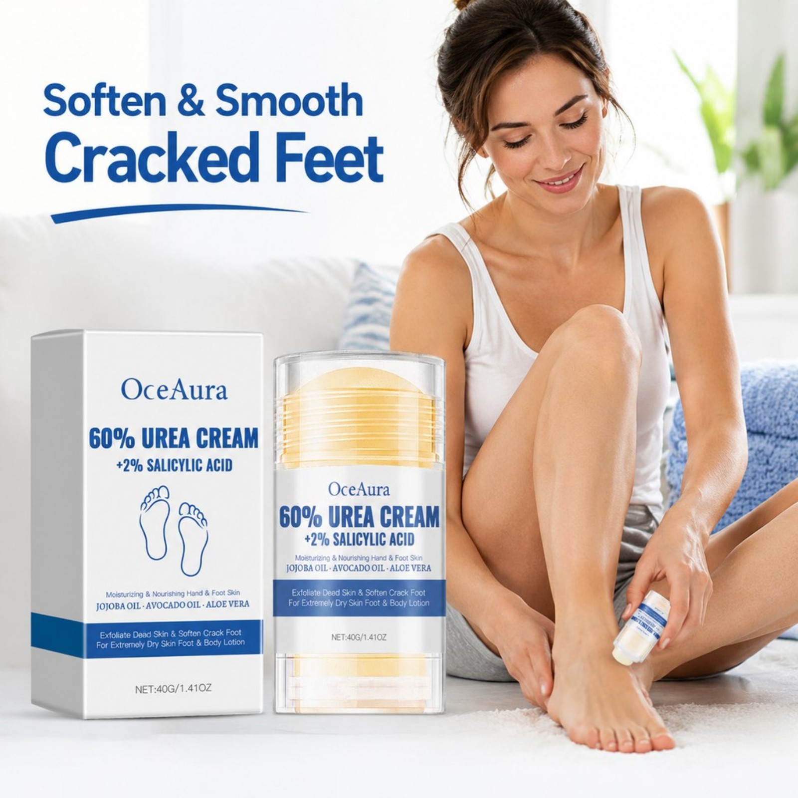 60%尿素配合フットケアクリームスティック 保湿＆角質除去  - Urea Foot Cream のレビューと価格