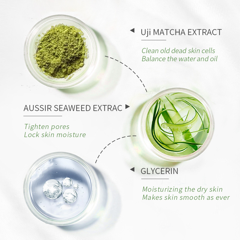 LAIKOU 抹茶角質除去ピーリングジェルフェイシャルスクラ - Aha Bha Exfoliant のレビューと価格