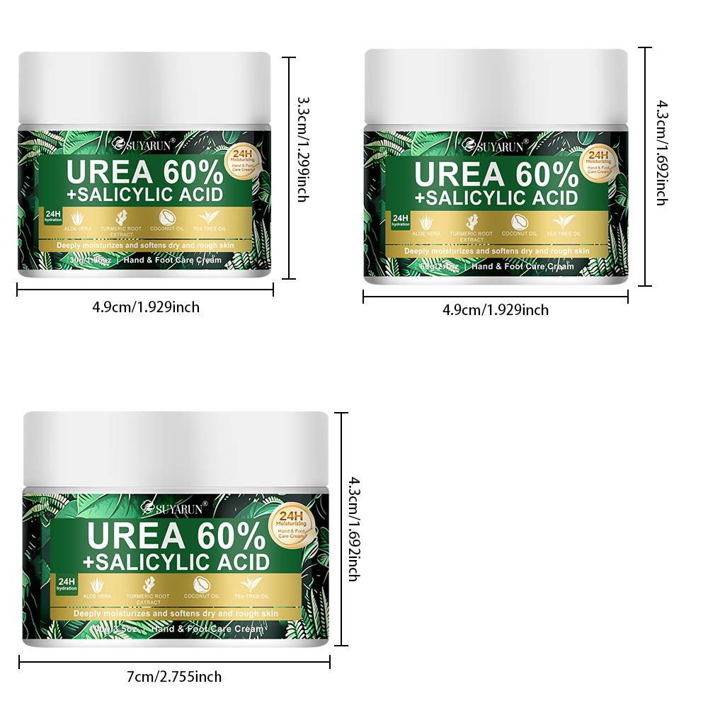 SUYARUN 60%尿素配合フットケアクリーム、ひび割れか - Urea Foot Cream のレビューと価格