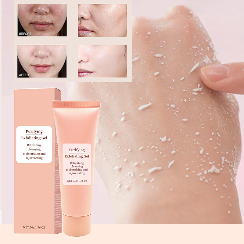 50 グラムの顔の角質除去ジェルディープポアクレンザー穏やか - Aha Bha Exfoliant のレビューと価格