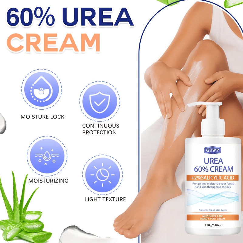 GSWP 60%尿素配合保湿ハンド＆フットクリーム、サリチル - Urea Foot Cream のレビューと価格