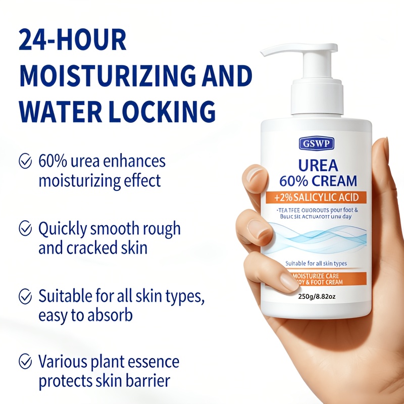 GSWP 60%尿素配合保湿ハンド＆フットクリーム、サリチル - Urea Foot Cream のレビューと価格
