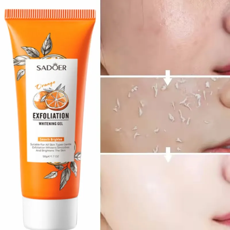 オレンジ角質除去ピーリングジェルフェイシャルスクラブ保湿栄養 - Aha Bha Exfoliant のレビューと価格