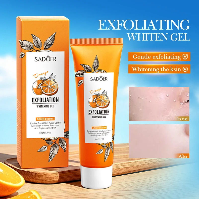 オレンジ角質除去ピーリングジェルフェイシャルスクラブ保湿栄養 - Aha Bha Exfoliant のレビューと価格