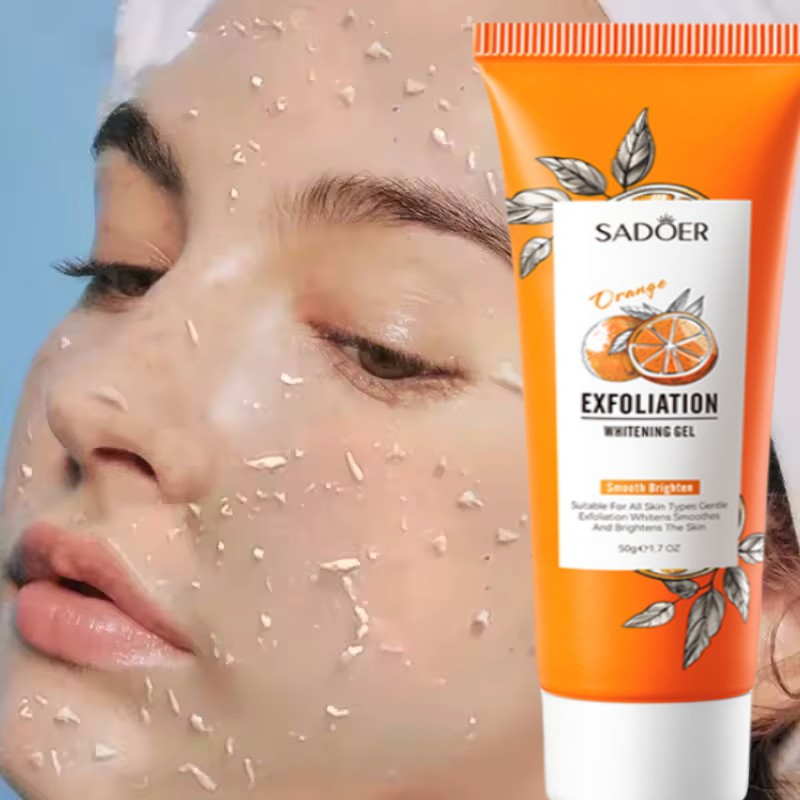 オレンジ角質除去ピーリングジェルフェイシャルスクラブ保湿栄養 - Aha Bha Exfoliant のレビューと価格