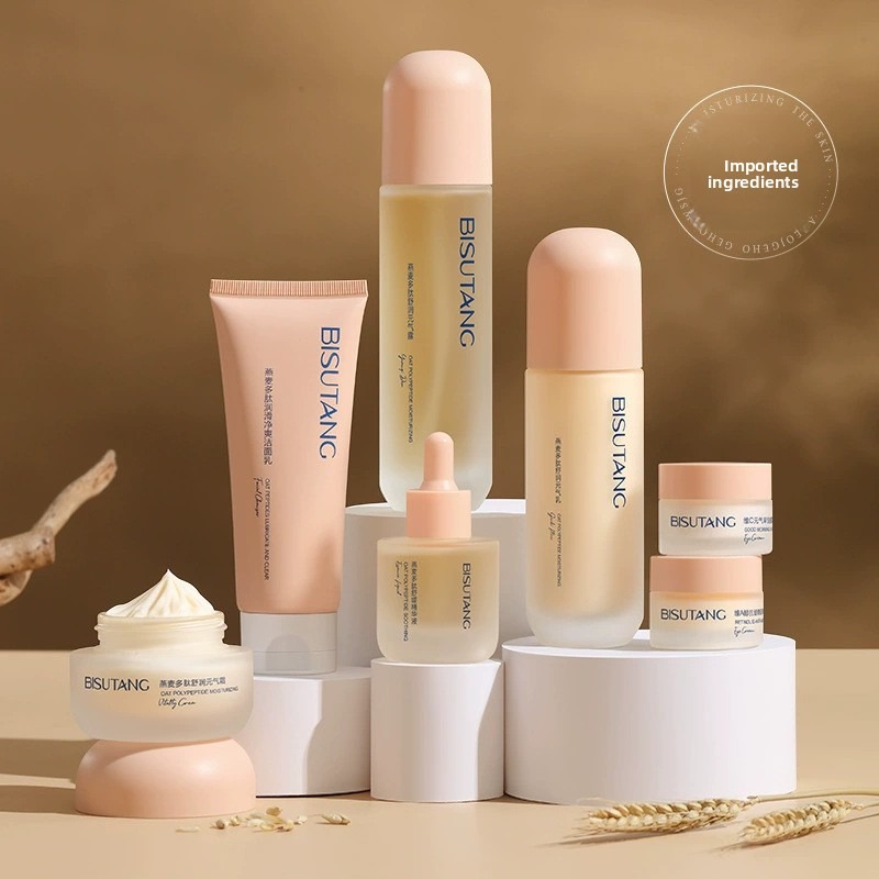 オートポリペプチド保湿アンチリンクルセット、小じわを軽減、肌 - Skincare Oat のレビューと価格