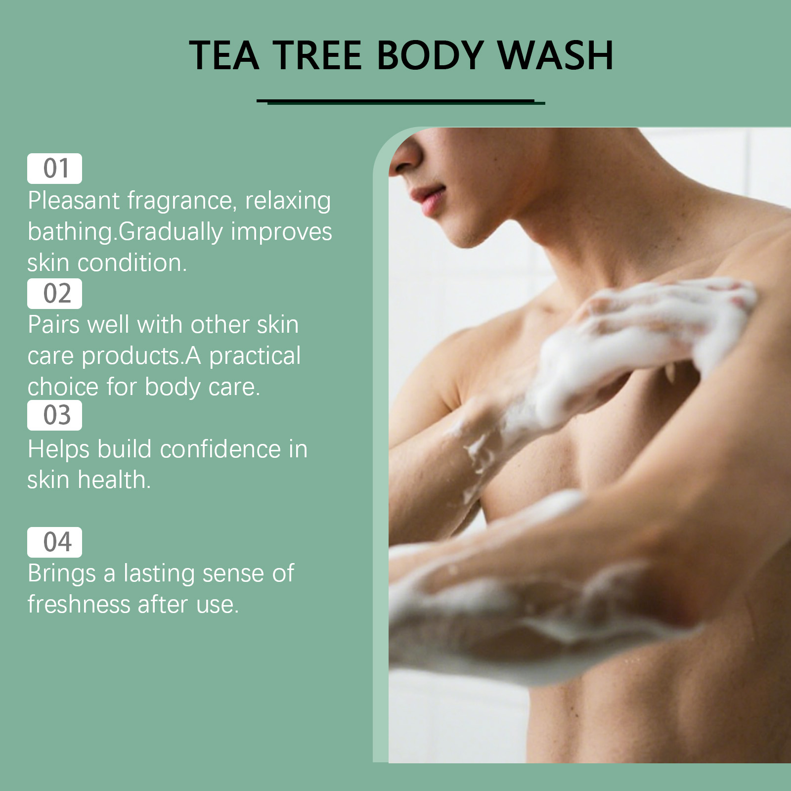 ティーツリー リフレッシュ シャワージェル 汚れをすっきり落 - Aha Bha Exfoliant のレビューと価格